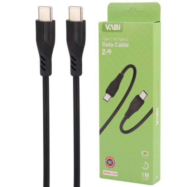 کابل تبدیل فست شارژ Vabi CA8 Type-C To Type-C 2.4A 1m