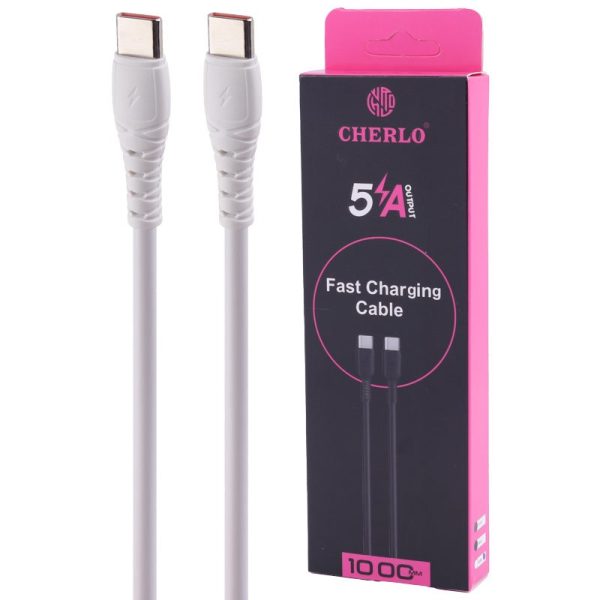 فست شارژ Cherlo CH TC TC02 Type C To Type C 5A 1m