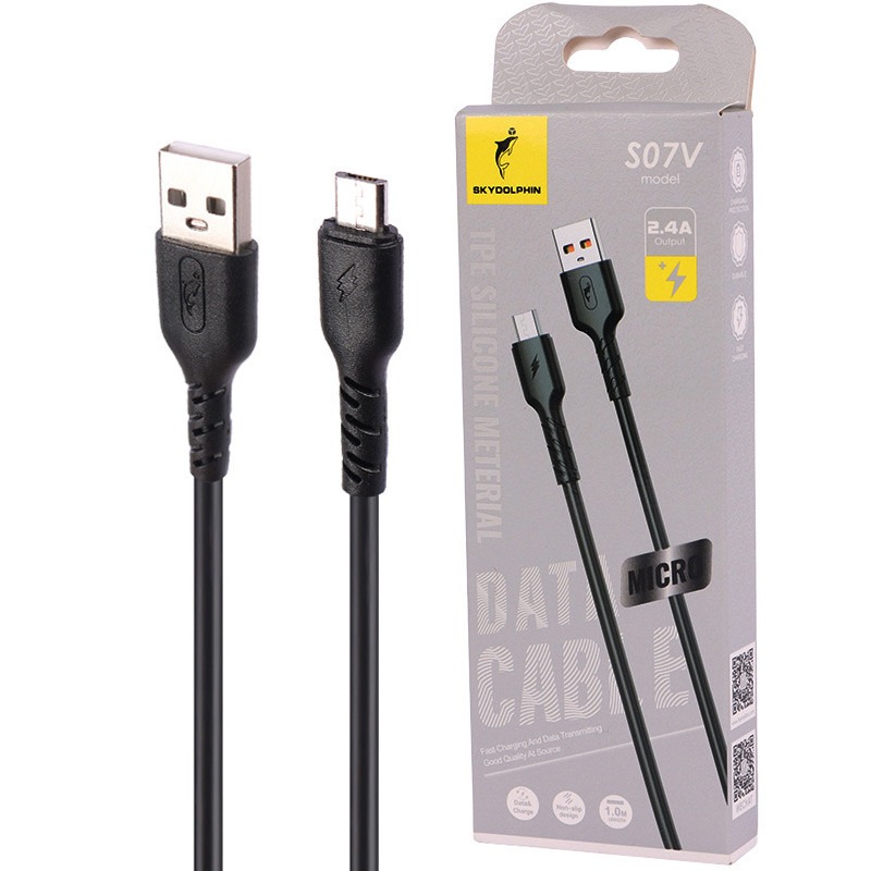 کابل میکرو یو اس بی فست شارژ Sky Dolphin S07V کابل میکرو یو اس بی فست شارژ Sky Dolphin S07V