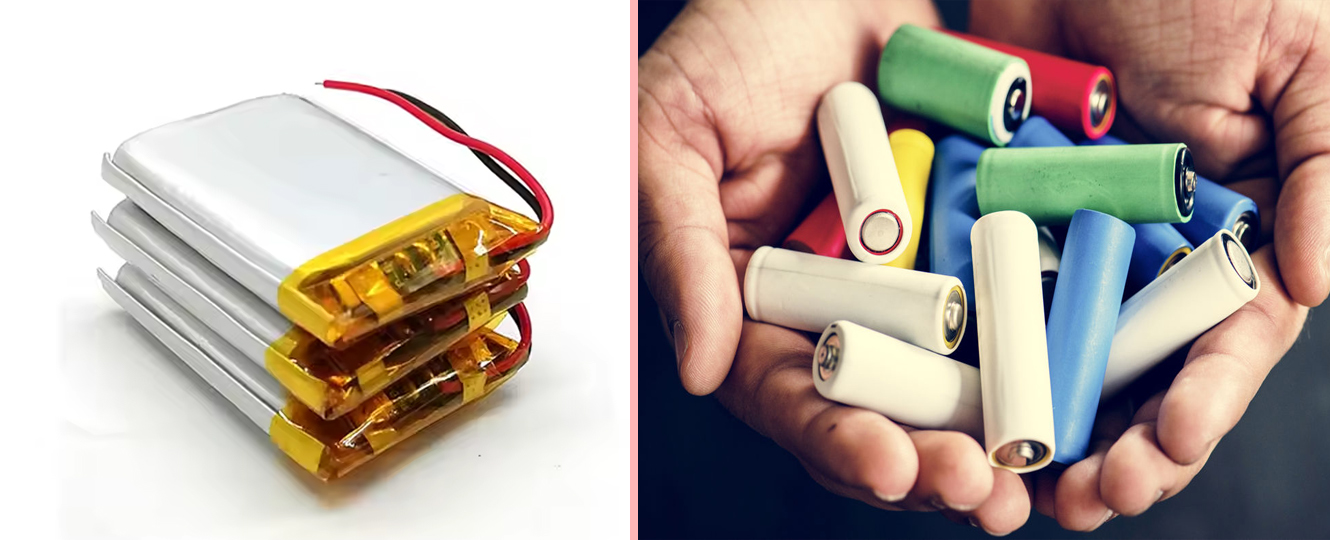 تفاوت باتری لیتیوم یون با لیتیوم پلیمر 4 batteries 3