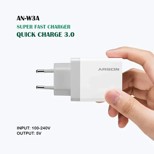 Arson AN W3A QC3.0 3A 15W 2