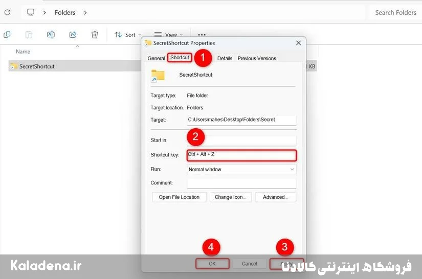 6 assign keyboard shortcut to fo 5