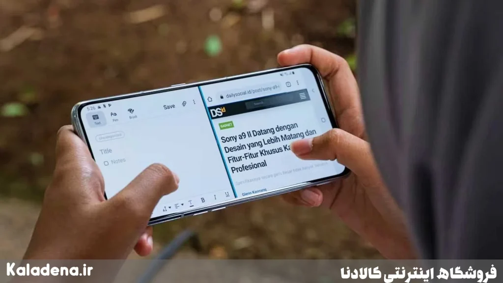 person s hands holding an androi 2