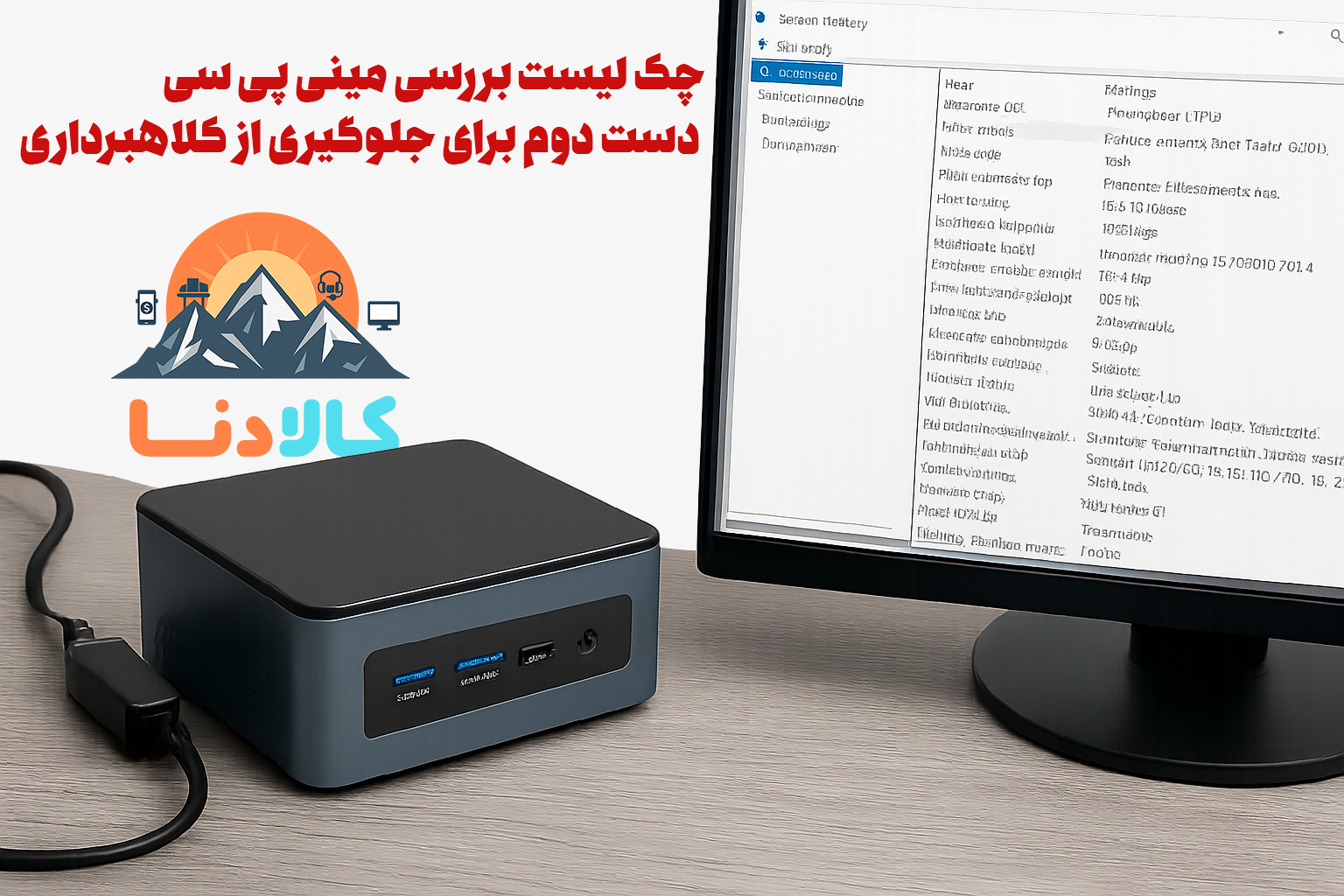 چک‌ لیست بررسی مینی‌ پی‌ سی دست‌ دوم برای جلوگیری از کلاهبرداری