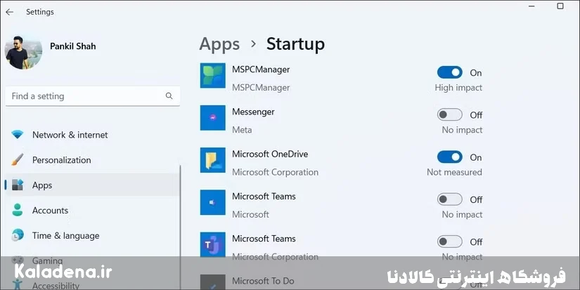 3.disable onedrive startup using settings app 3