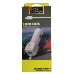 شارژر فندکی مدل Usb Car Charger همراه کابل Micro Usb متصل