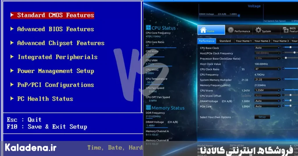 UEFI چیست؟ تفاوتها و مزایای آن نسبت به Legacy (BIOS) 2 UEFI Vs BIOS 1 1