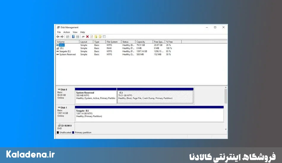 راه حل مشکل بالا نیامدن فلش در ویندوز 4 Use disk management tools 3