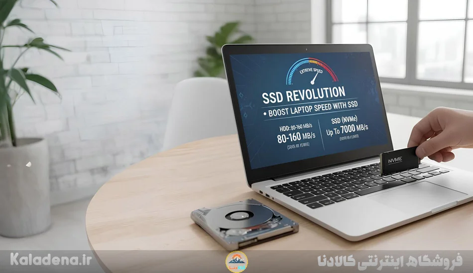 راهکارهای افزایش سرعت لپ تاپ به زبان ساده 5 laptop speed up SSD 3