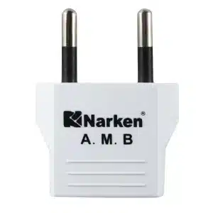 خرید تبدیل برق 2 به 2 نارکن اصلی | مبدل دوشاخه Narken مدل 2 به 2